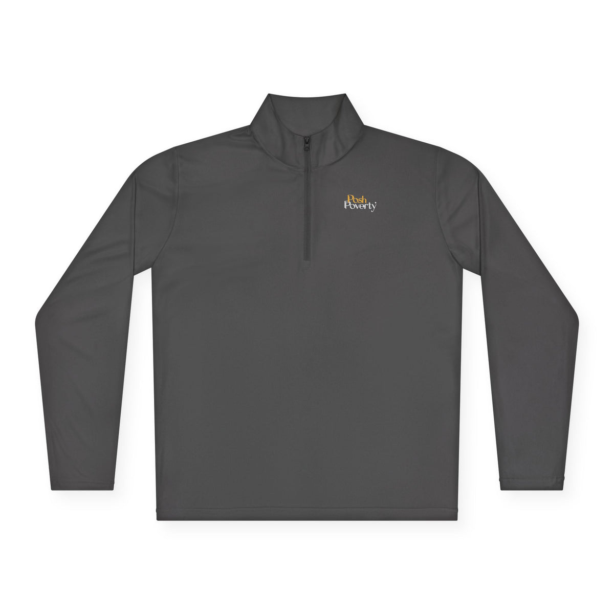 Posh Poverty Men's Quarter-Zip Pullover
