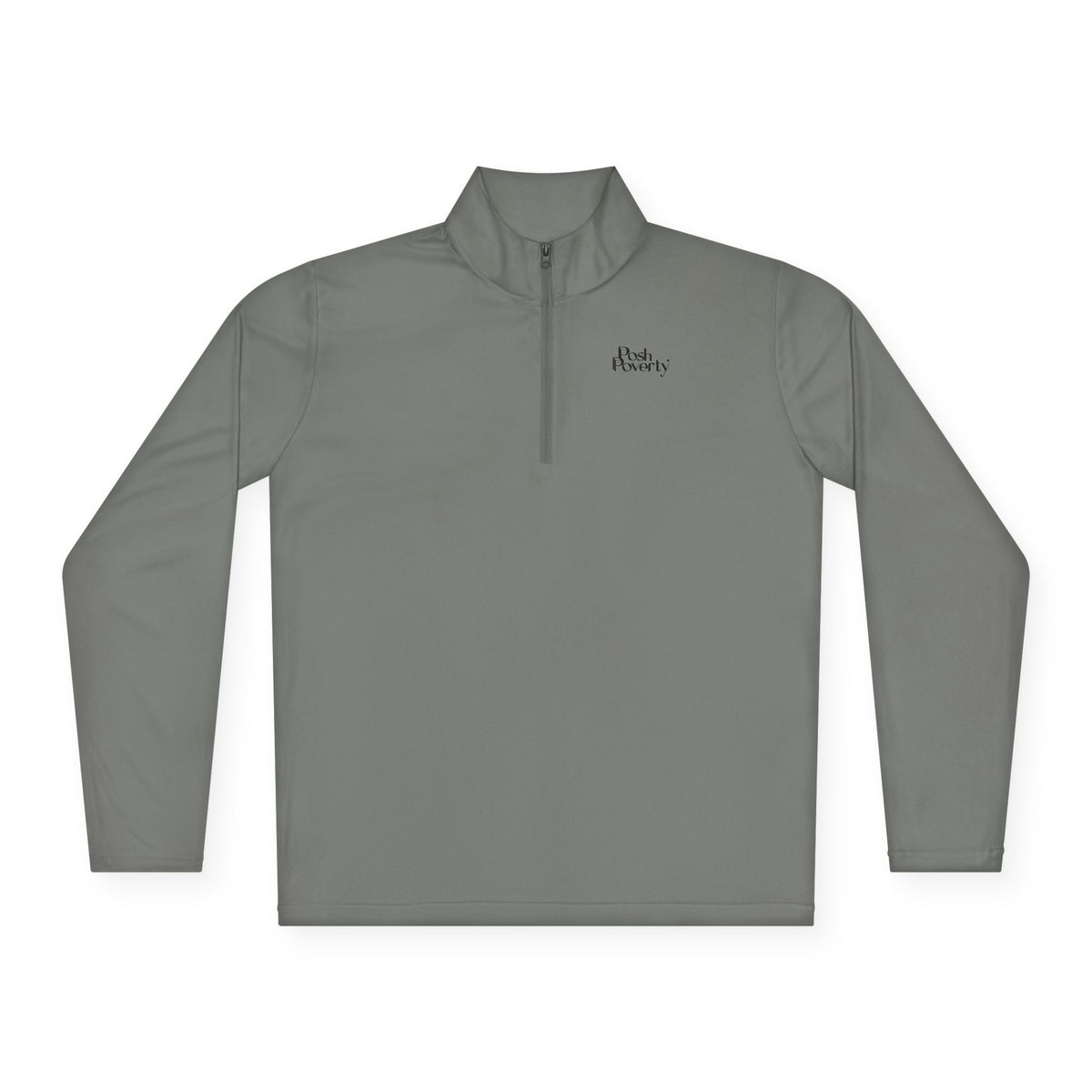 Posh Poverty Men's Quarter-Zip Pullover