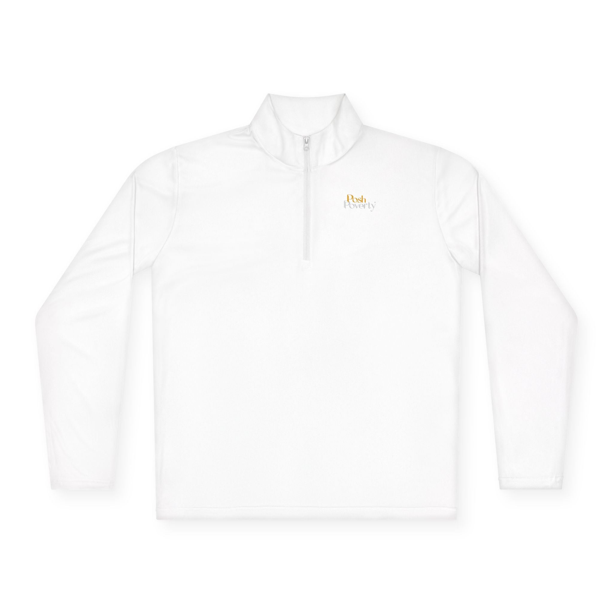 Posh Poverty Men's Quarter-Zip Pullover