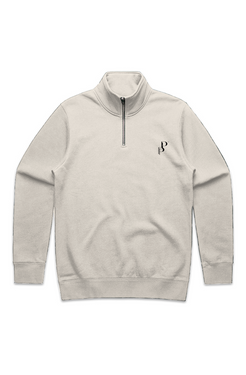 Posh Poverty Men's Stencil Half Zip