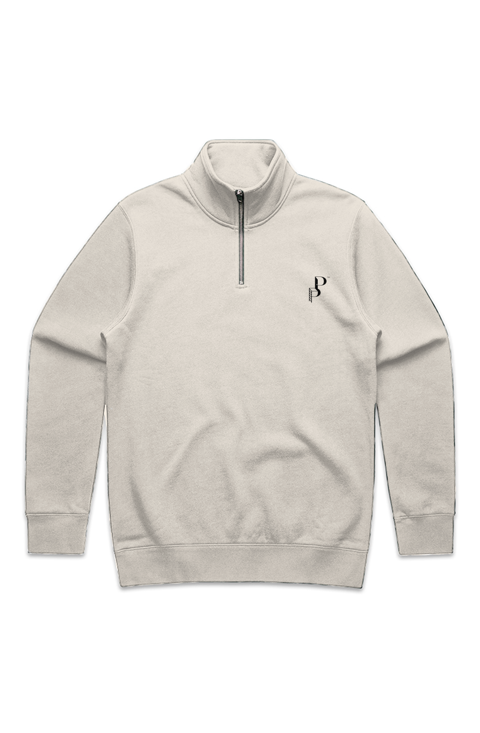 Posh Poverty Men's Stencil Half Zip