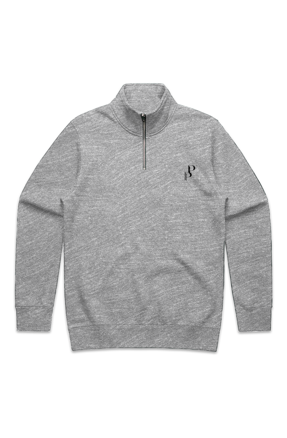 Posh Poverty Men's Stencil Half Zip