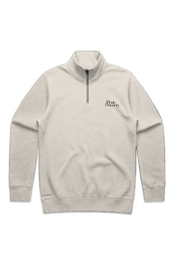 Posh Poverty Men's Stencil Half Zip