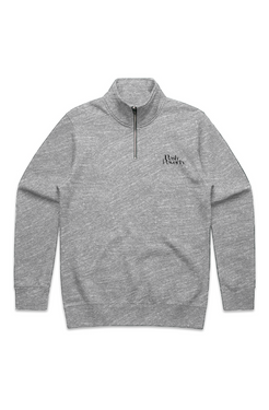 Posh Poverty Men's Stencil Half Zip