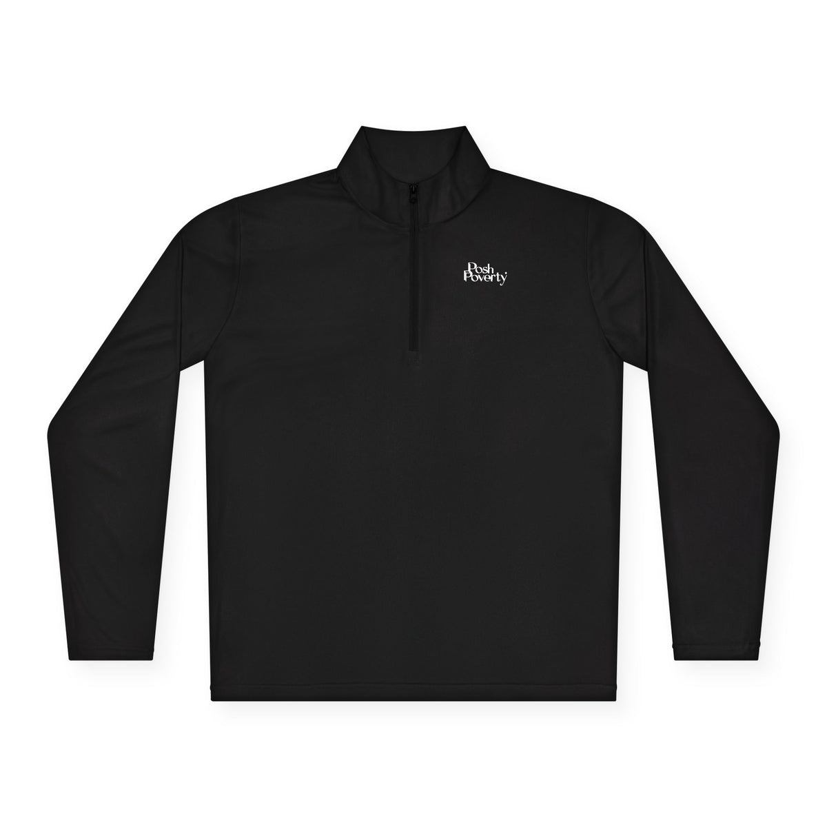 Posh Poverty Men's Quarter-Zip Pullover