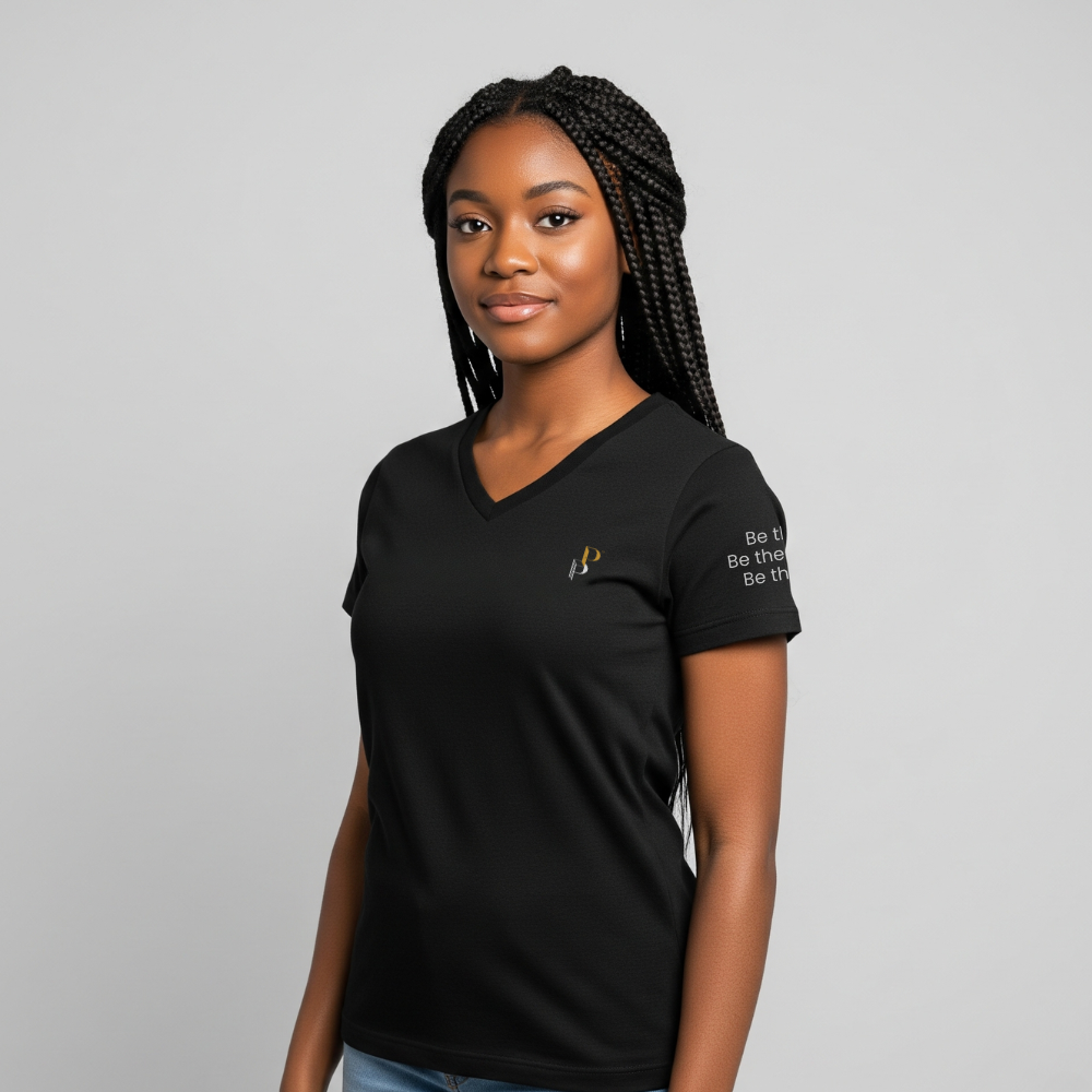 Posh Poverty Women’s Relaxed V-Neck T-Shirt