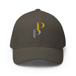 Posh Poverty Embroidered Structured Twill Cap