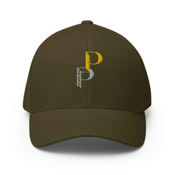Posh Poverty Embroidered Structured Twill Cap
